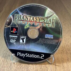 Sega Phantasy Star Universe PS2 Sony PlayStation 2 Game Disc Only SLUS Good